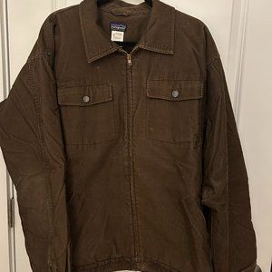 Patagonia corduroy brown jacket